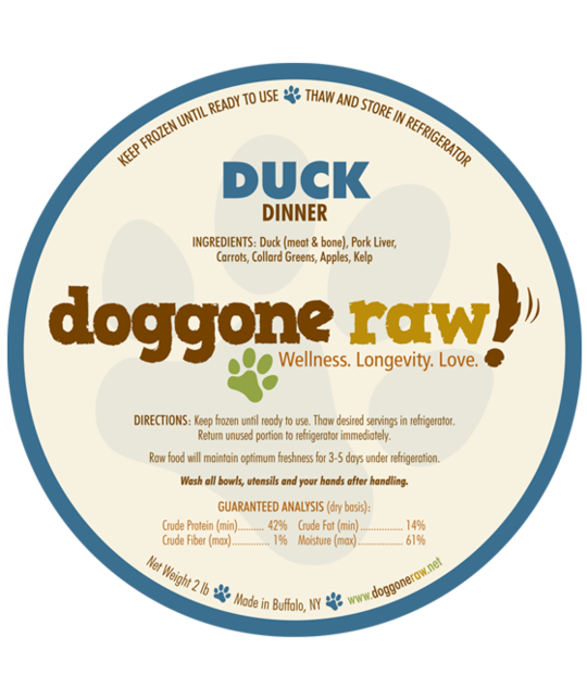 Doggone Raw Duck Dog Pet Health Plus Inc
